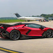 Lamborghini Revuelto on AL13 R105 forged wheels in Gloss Forged Graphite finish