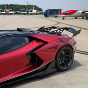 Lamborghini Revuelto on AL13 R105 forged wheels in Gloss Forged Graphite finish