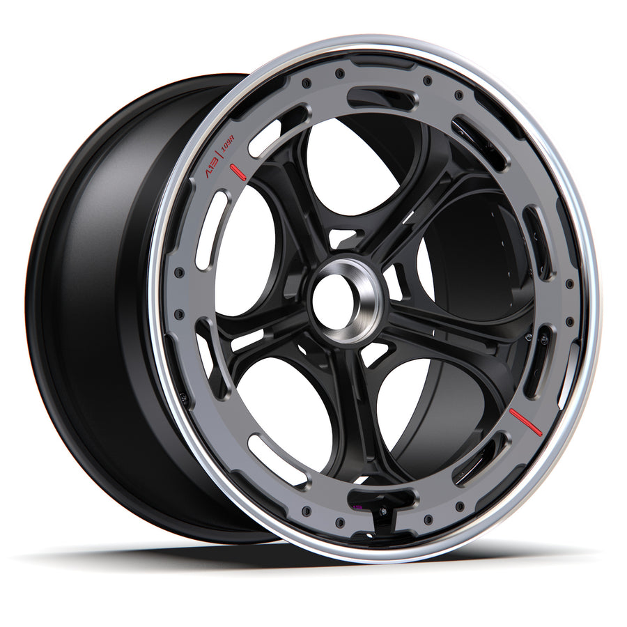 AL13 R110-109R forged wheel with center lock cap