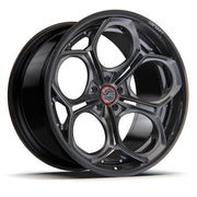 AL13 R110 Carbon6 carbon hybrid forged wheel