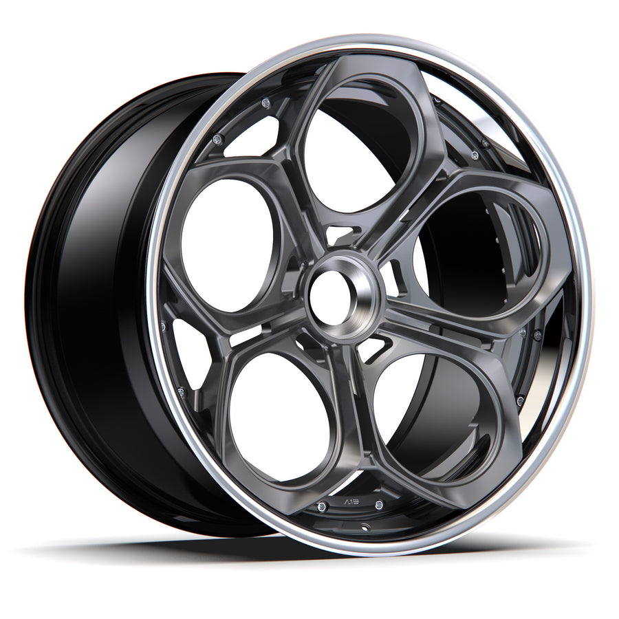 AL13 R110 forged wheel with center lock cap