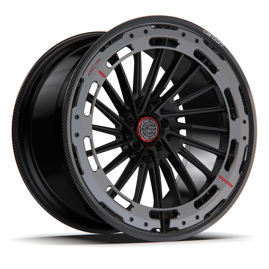 AL13 R120-109R Carbon6 carbon hybrid forged wheel