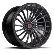 AL13 R120 Carbon6 carbon hybrid forged wheel