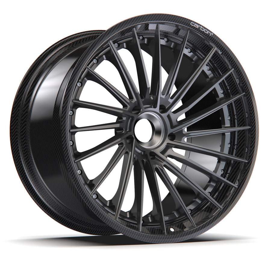 AL13 R120 Carbon6 carbon hybrid forged wheel