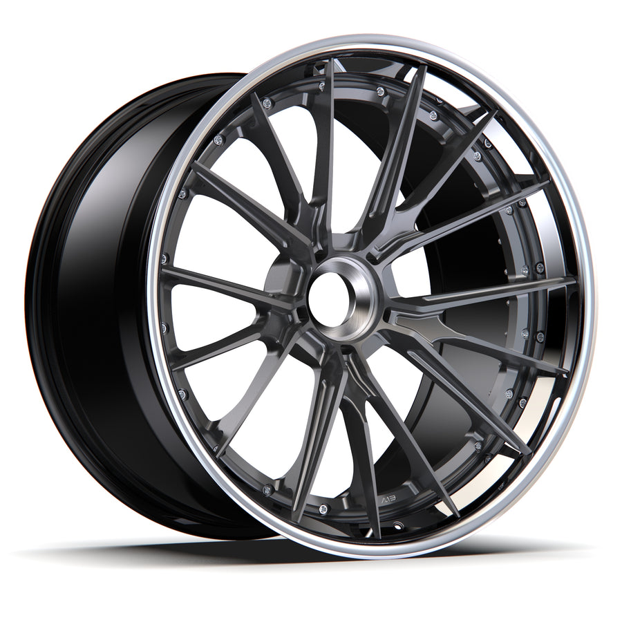 AL13 R130 forged wheel with center lock cap