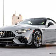 Mercedes-AMG SL63 on AL13 R130 forged wheels in Brushed Gloss Shadow Grey / Polished Gloss finish