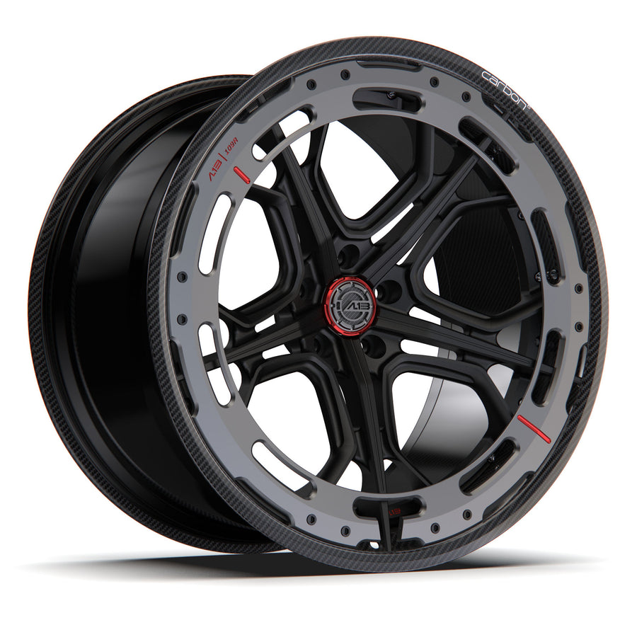 AL13 R140-109R Carbon6 carbon hybrid forged wheel