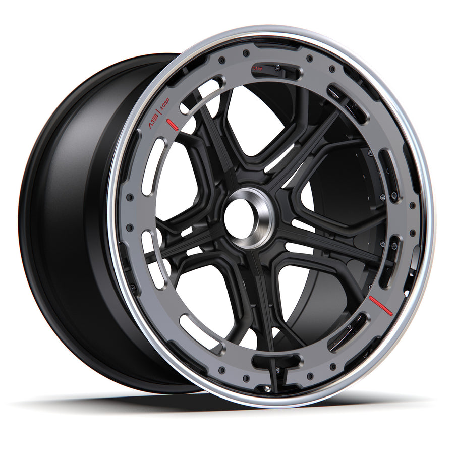 AL13 R140-109R forged wheel with center lock cap