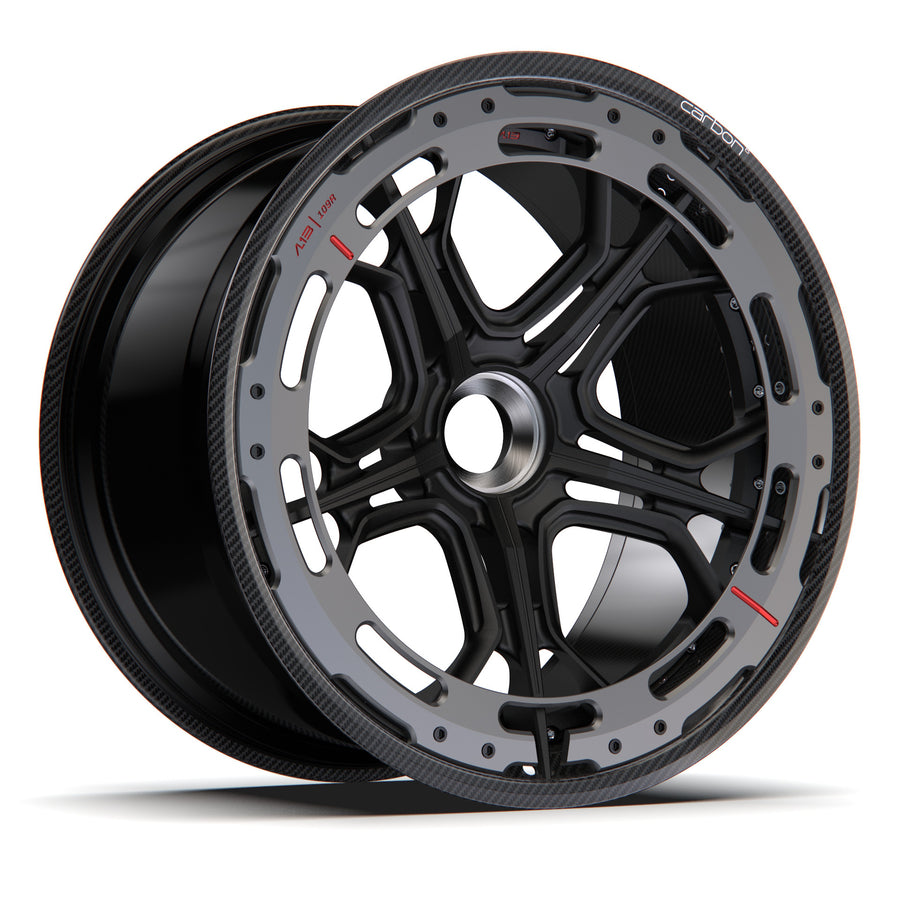 AL13 R140-109R Carbon6 carbon hybrid forged wheel