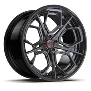 AL13 R140 Carbon6 carbon hybrid forged wheel
