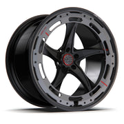 AL13 R190-109R Carbon6 carbon hybrid forged wheel