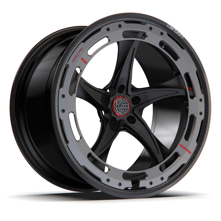 AL13 R190-109R Carbon6 carbon hybrid forged wheel