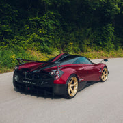 Pagani Huayra on AL13 R190 forged wheels in Polished Satin Champagne Gold / Polished Gloss Champagne Gold finish