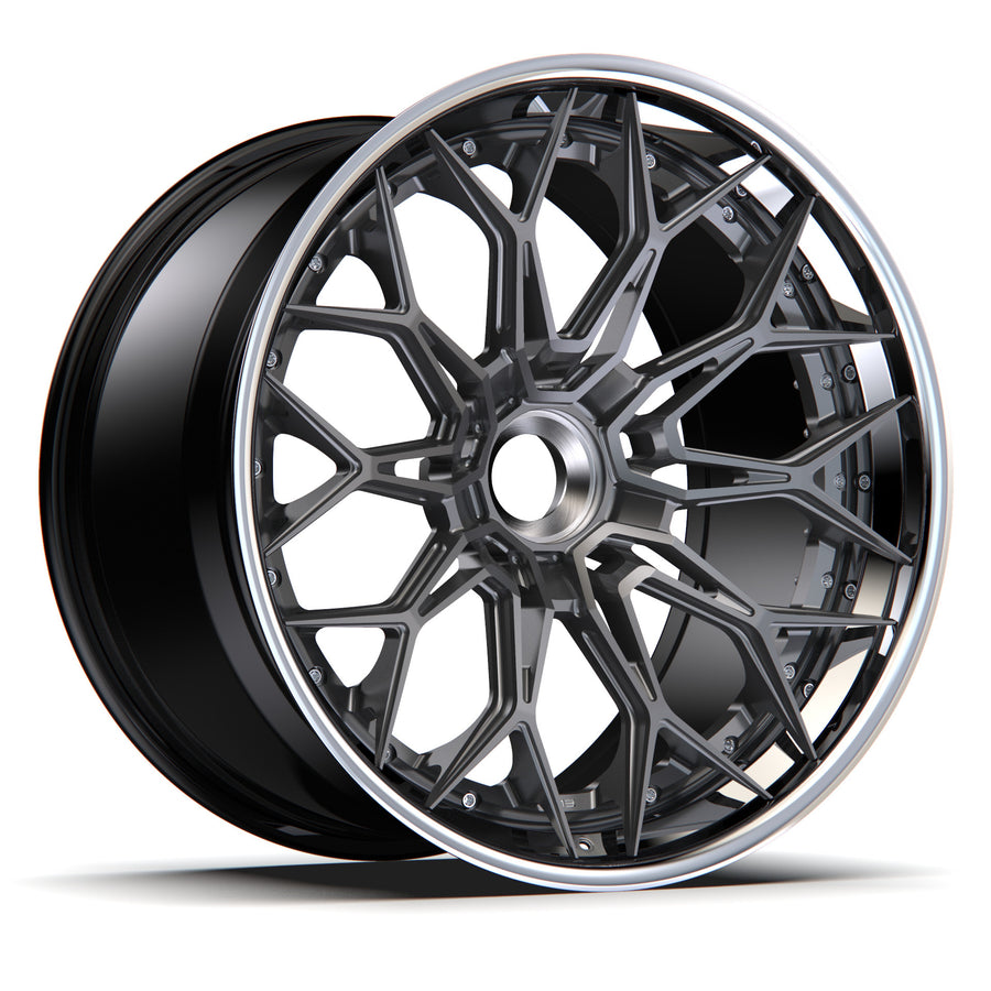AL13 R300 forged wheel with center lock cap