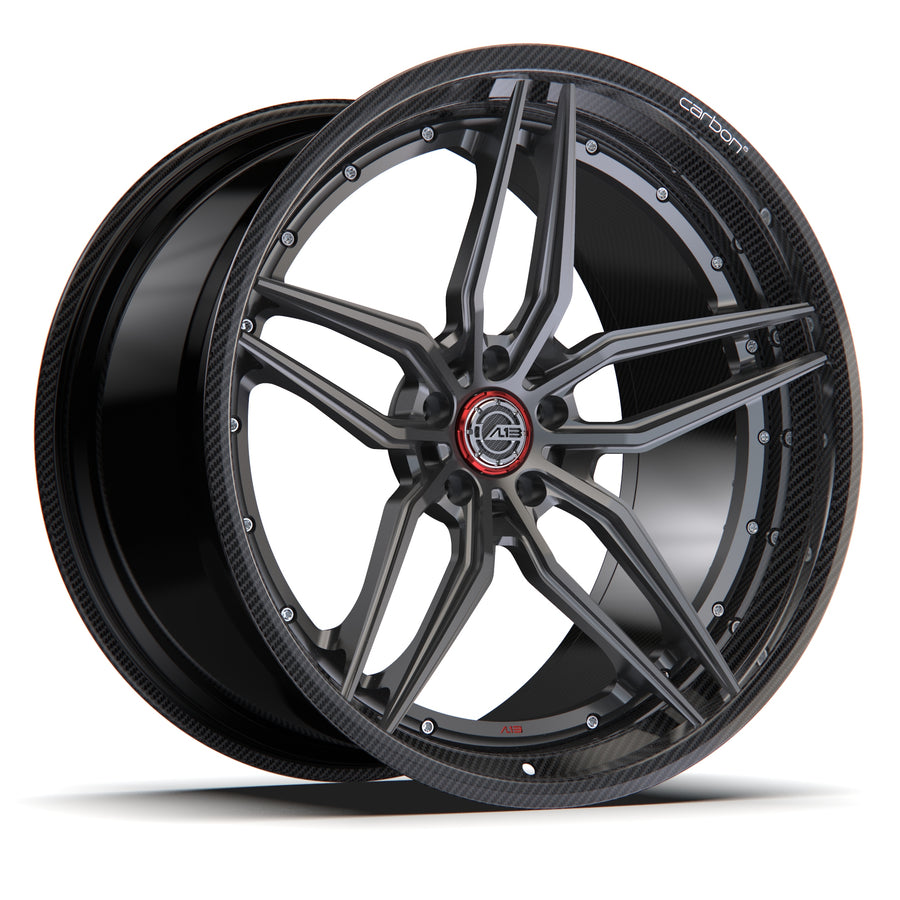 AL13 R50 Carbon6 carbon hybrid forged wheel