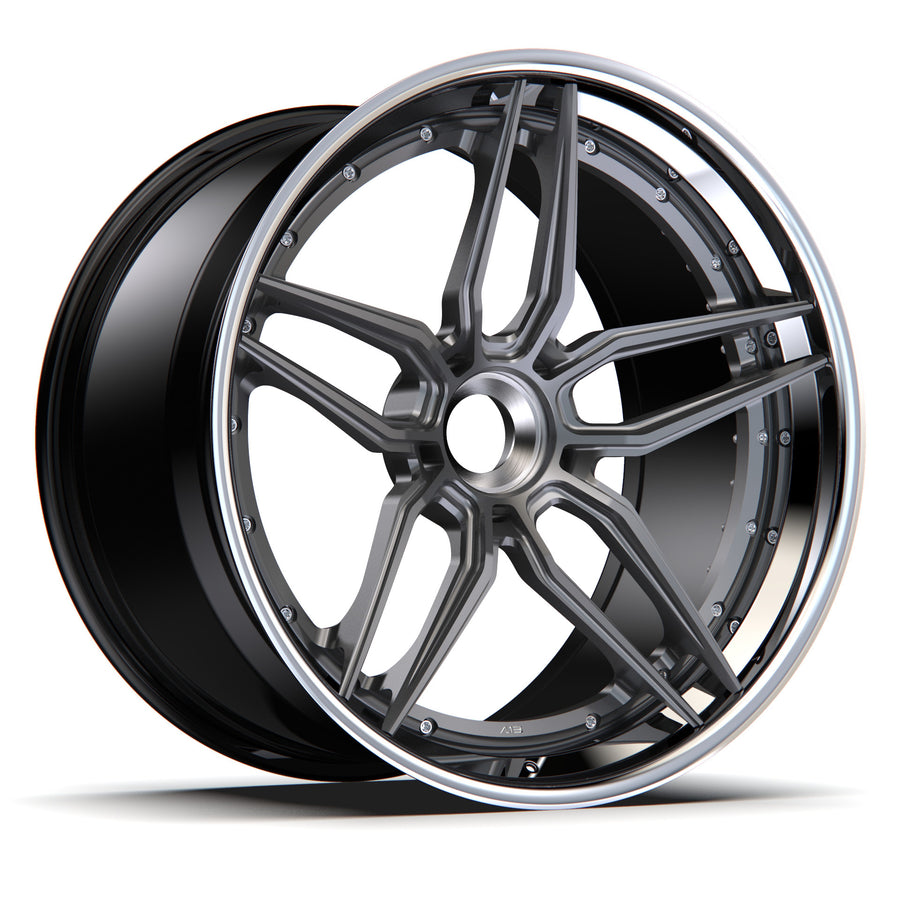 AL13 R50 forged wheel with center lock cap