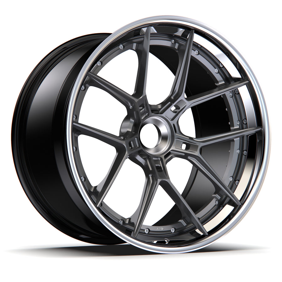 AL13 R60 forged wheel with center lock cap