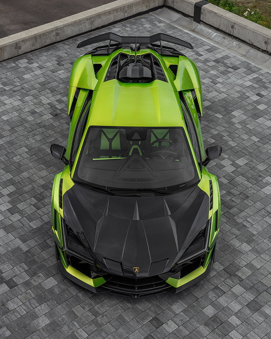 Lamborghini Revuelto on AL13 R80-109R forged wheels in Gloss Black finish