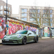 Porsche 911 GT3 on AL13 R80-109R forged wheels in Satin Precision Black finish