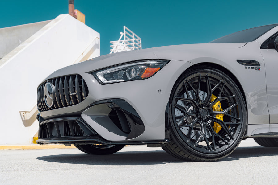 Mercedes-AMG GT63 on AL13 R80 forged wheels in Satin Black finish