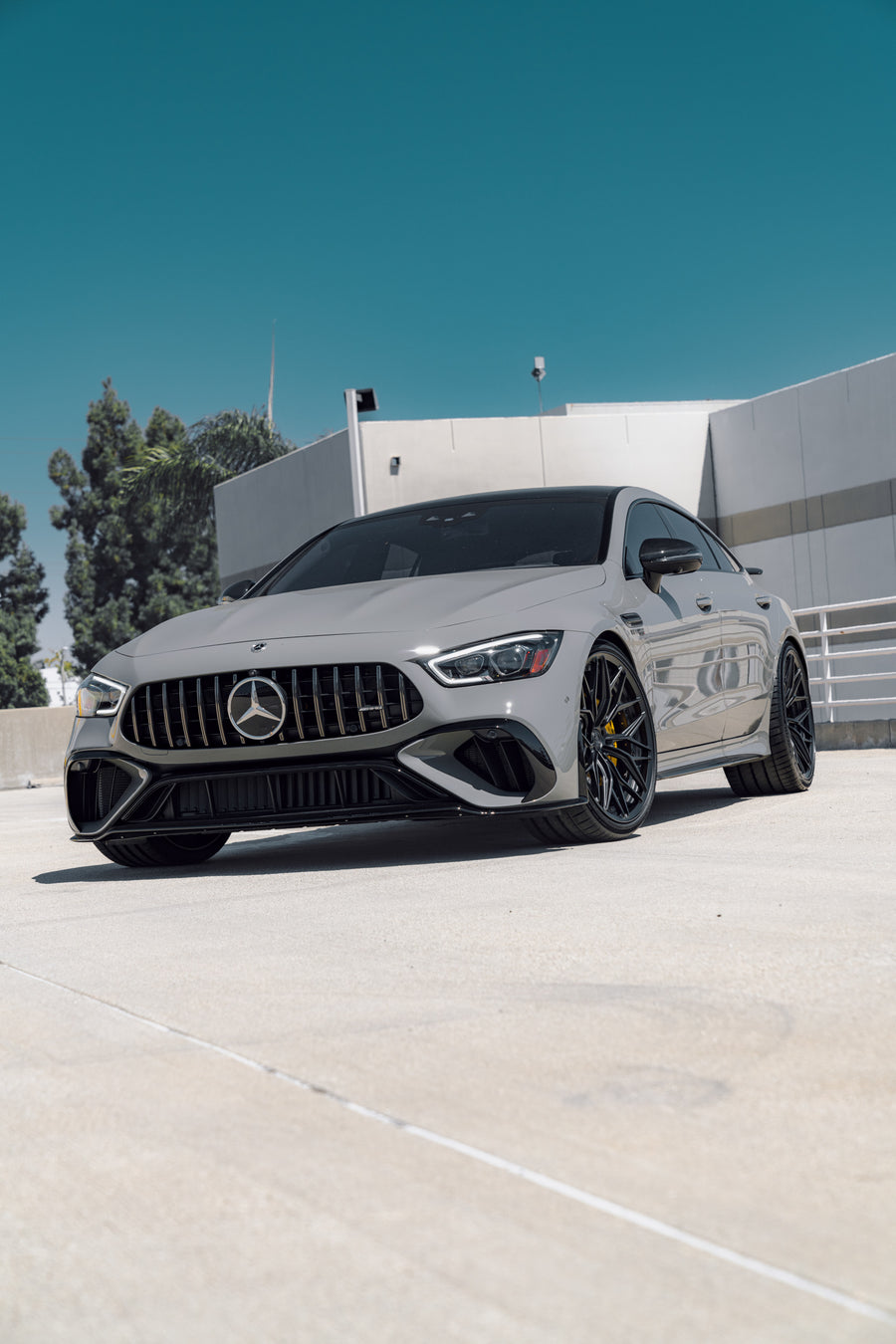 Mercedes-AMG GT63 on AL13 R80 forged wheels in Satin Black finish