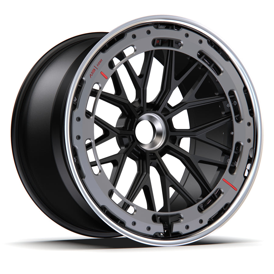 AL13 R90-109R forged wheel with center lock cap