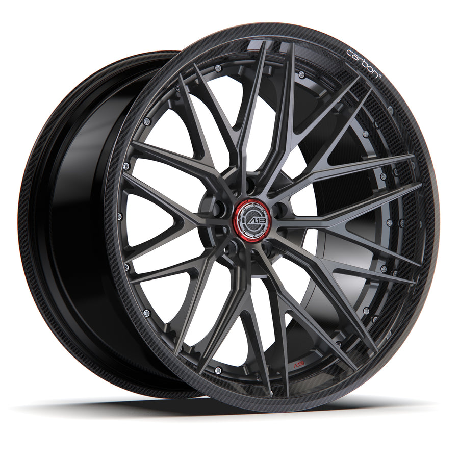 AL13 R90 Carbon6 carbon hybrid forged wheel