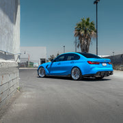 BMW M3 Competition G80 on AL13 R90 forged wheels in Gloss Brushed / Polished Gloss finish
