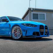 BMW M3 Competition G80 on AL13 R90 forged wheels in Gloss Brushed / Polished Gloss finish