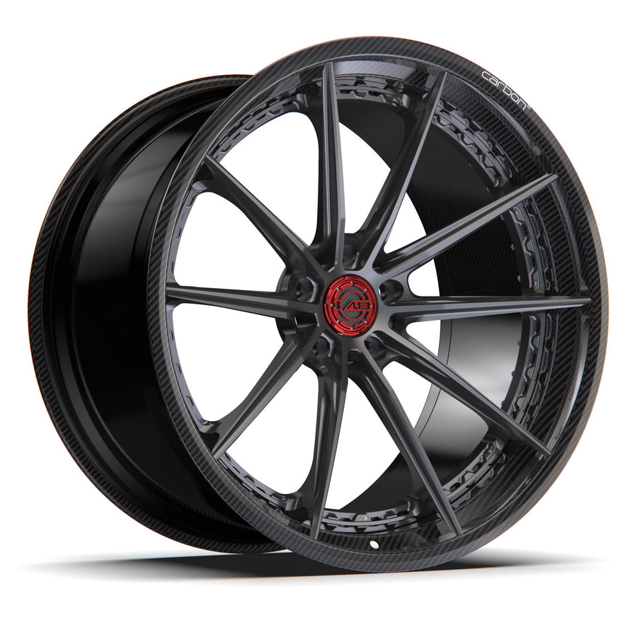 AL13 RS10 Carbon6 carbon hybrid forged wheel