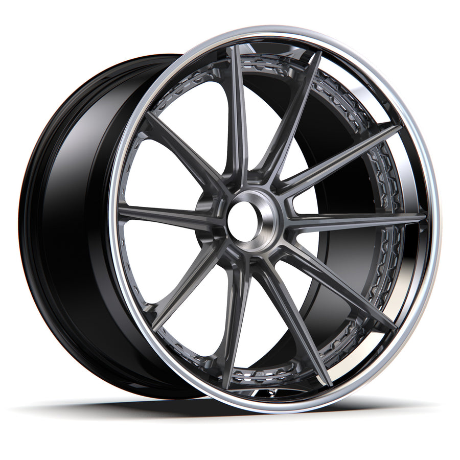 AL13 RS10 forged wheel with center lock cap