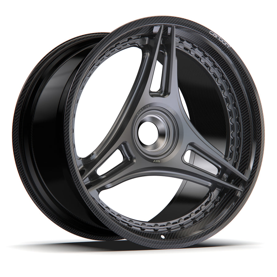 AL13 RS35 Carbon6 carbon hybrid forged wheel