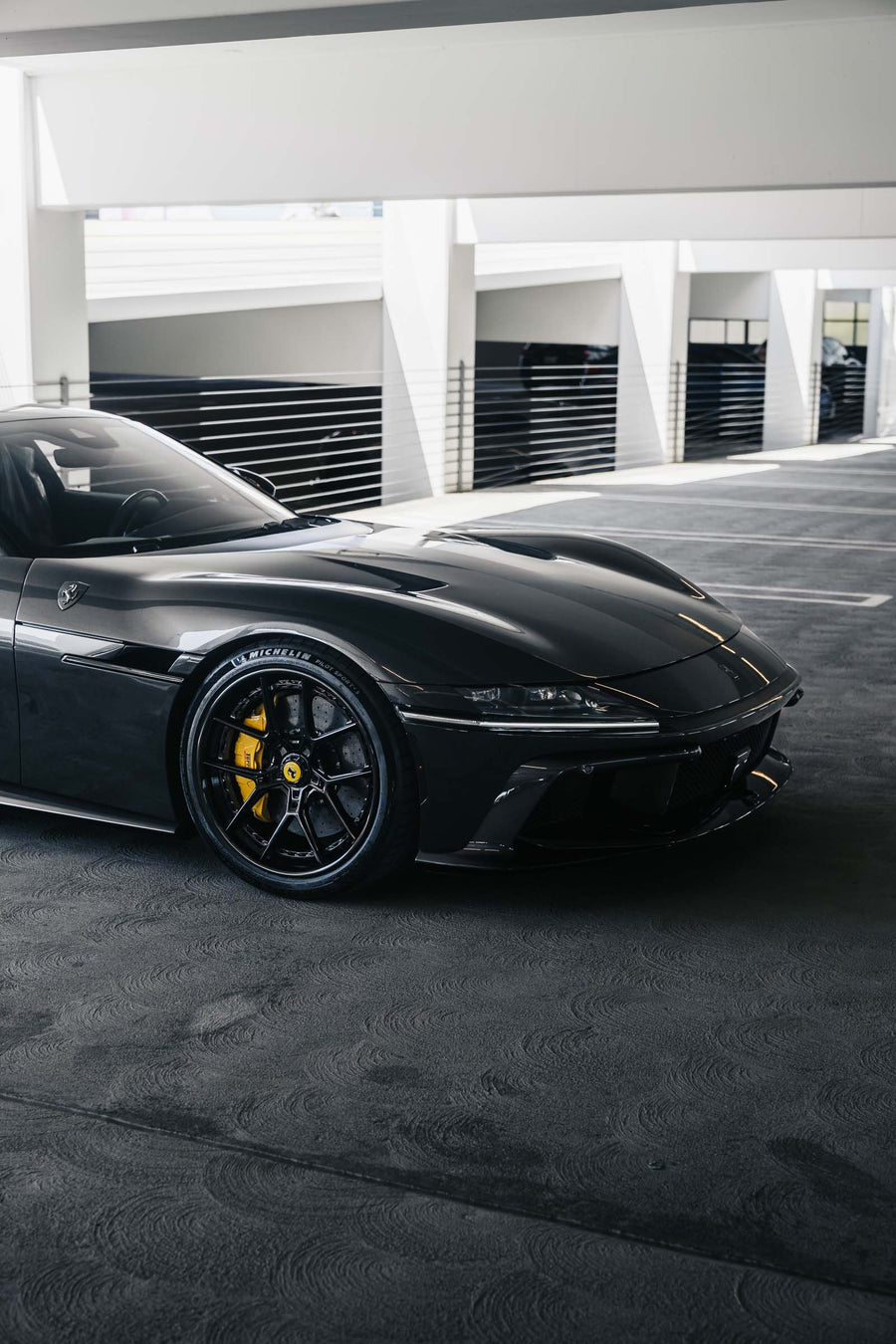 Ferrari 12Cilindri on AL13 RS60 forged wheels in Gloss Black finish