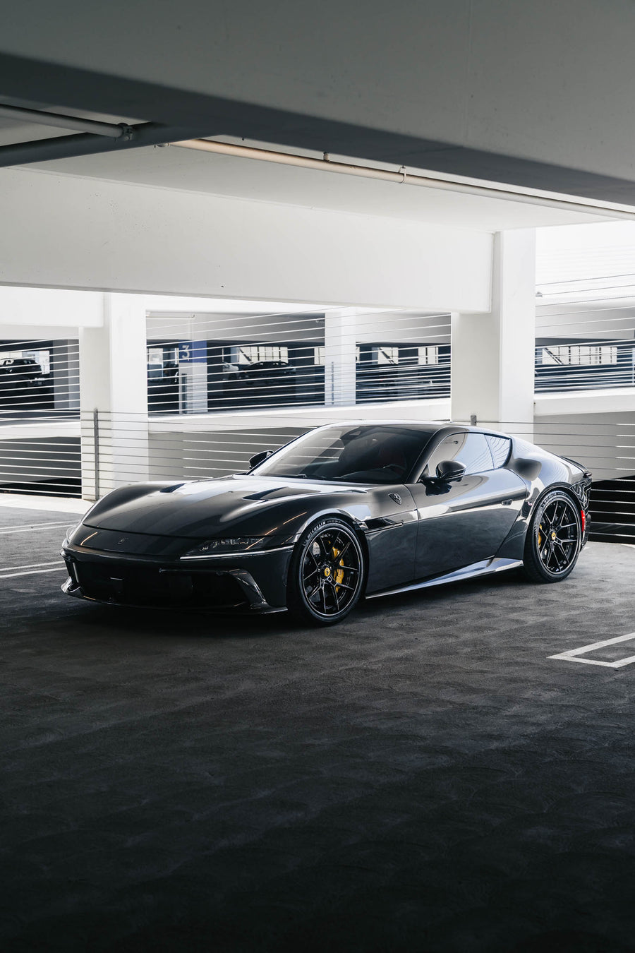 Ferrari 12Cilindri on AL13 RS60 forged wheels in Gloss Black finish