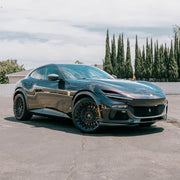 Ferrari Purosangue on AL13 S025 forged wheels in Satin Black / Gloss Black finish