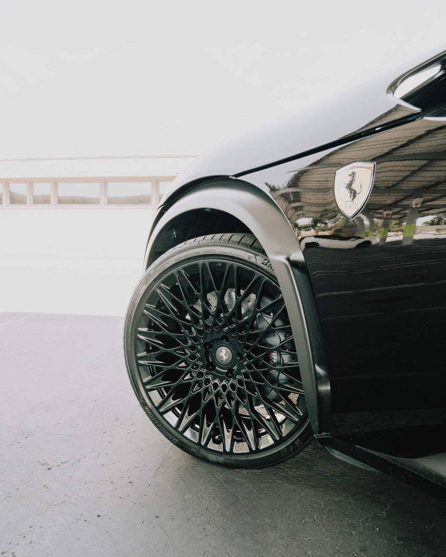 Ferrari Purosangue on AL13 S025 forged wheels in Satin Black / Gloss Black finish
