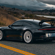 Porsche 911 992 GT3 on AL13 S025 forged wheels in Brushed Gloss finish