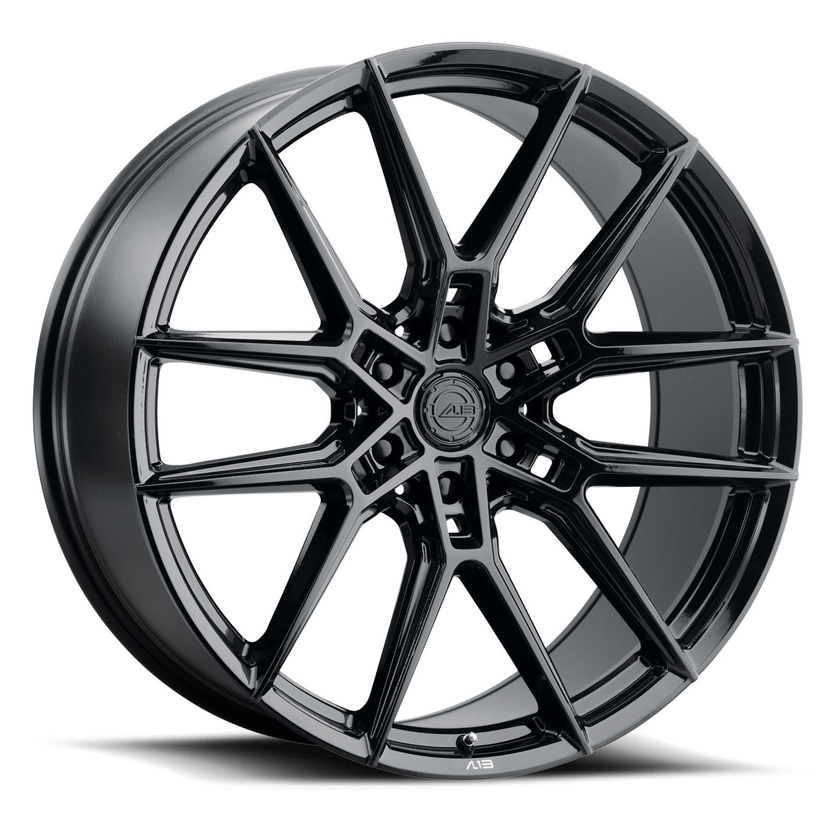 24" AL13 FR66 Black 24X10 Concave Wheels Fits Cadillac Escalade