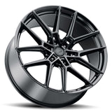 22" AL13 FR66 Black 22x10 Concave Wheels Fits Jeep Wagoneer