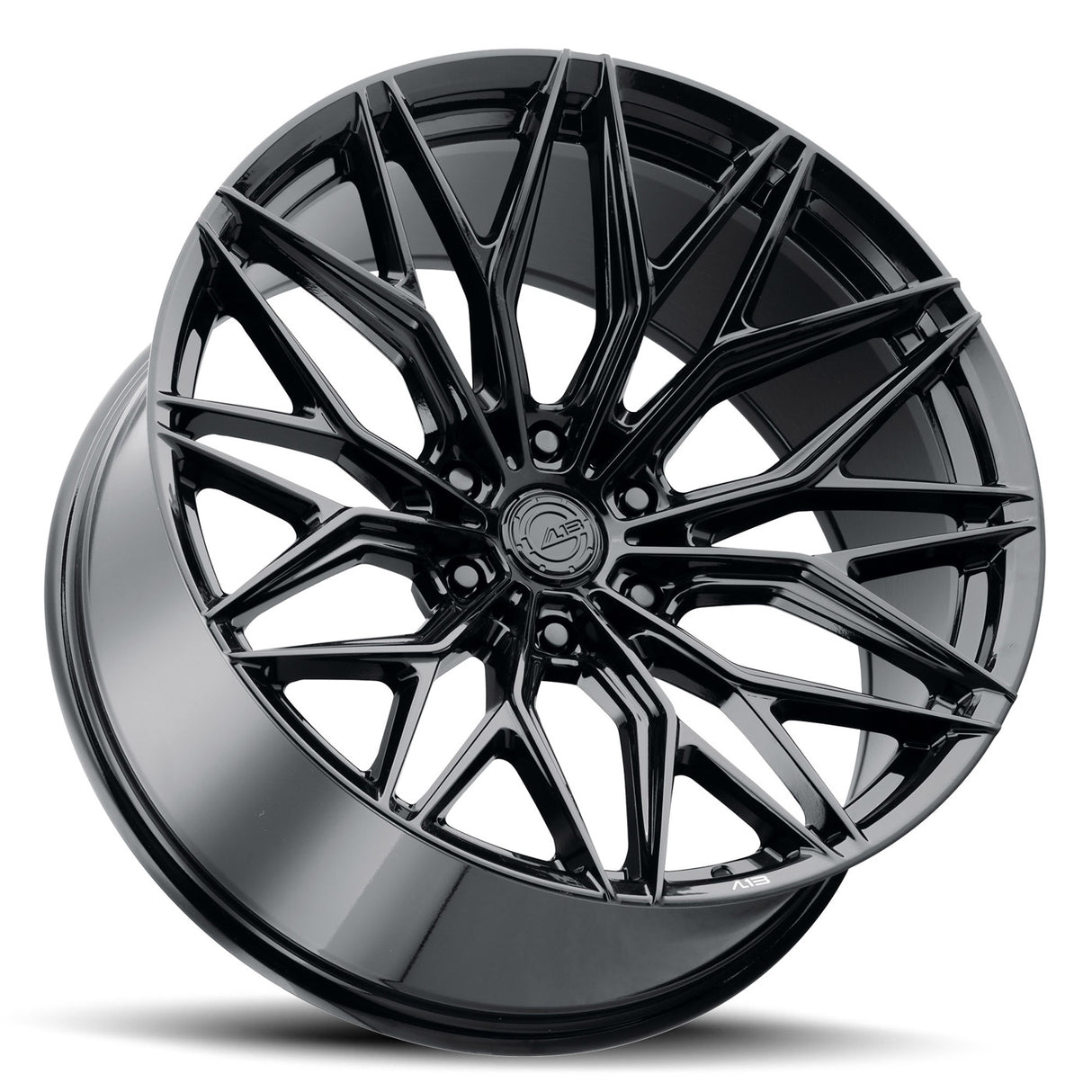 22" AL13 FR86 Black 22x10 Concave Wheels Fits Lincoln Navigator