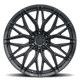 24" AL13 FR86 Black 24X10 Concave Wheels Fits GMC Yukon Denali