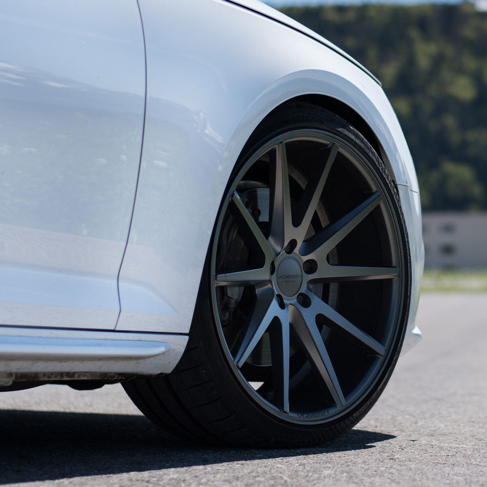 21" Vossen VFS-1 Grey 21x9.5 Hybrid Forged Concave Wheels Rims Fits Audi S8