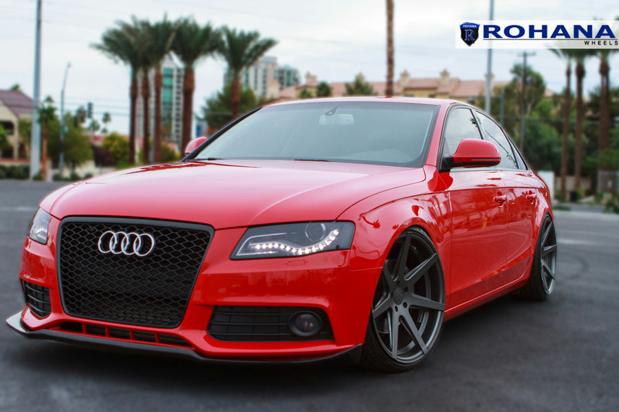 19" ROHANA RC7 GRAPHITE CONCAVE WHEELS RIMS FITS HONDA ACCORD