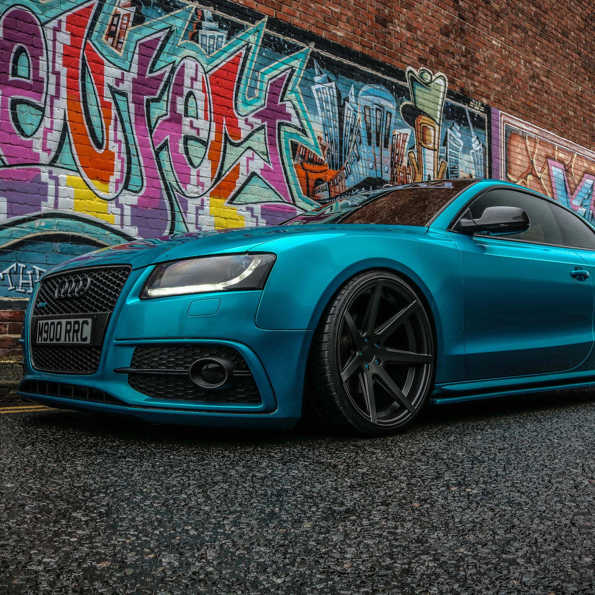 19" ROHANA RC7 GRAPHITE 19X9.5 CONCAVE WHEELS RIMS FITS AUDI B8 A5 S5