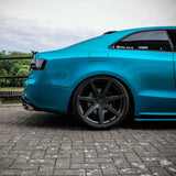 20" ROHANA RC7 20X10 GRAPHITE CONCAVE WHEELS RIMS FITS AUDI B8 A5 S5