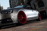 20" ROHANA RFX1 RED FORGED CONCAVE WHEELS RIMS FITS BMW F10 M5