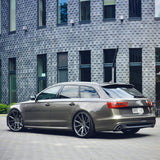 21" Vossen VFS-1 Grey 21x9.5 Hybrid Forged Concave Wheels Rims Fits Audi S8