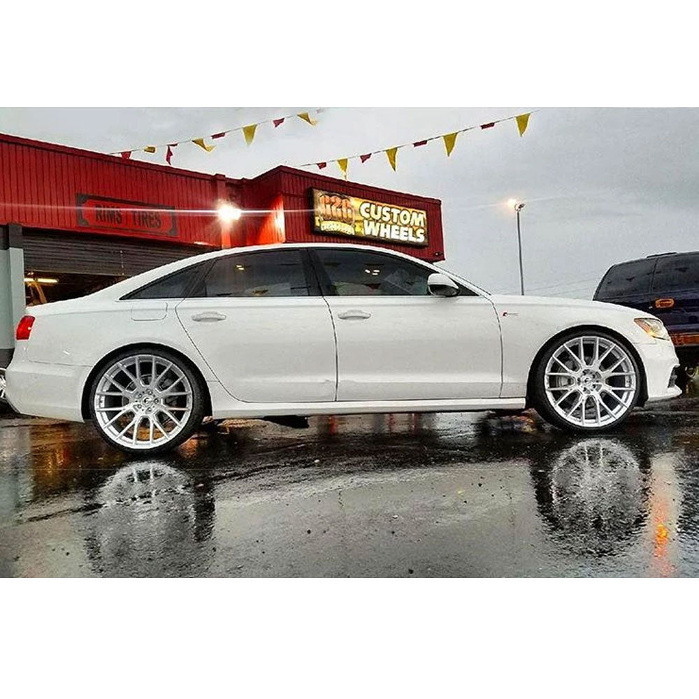 20" Forgiato Flow 001 Black Forged Concave Wheels Rims Fit Jaguar XJRS XJS