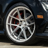 21" Ferrada FR8 Silver 21x9 Forged Concave Wheels Rims Fits Tesla Model S