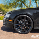 20" Koko Kuture Kapan Black 20x9 20x10.5 Wheels Rims Fits BMW 320 328 335 340
